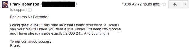 The Italia Job testimonial desktop 17