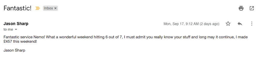 The Italia Job testimonial desktop 4