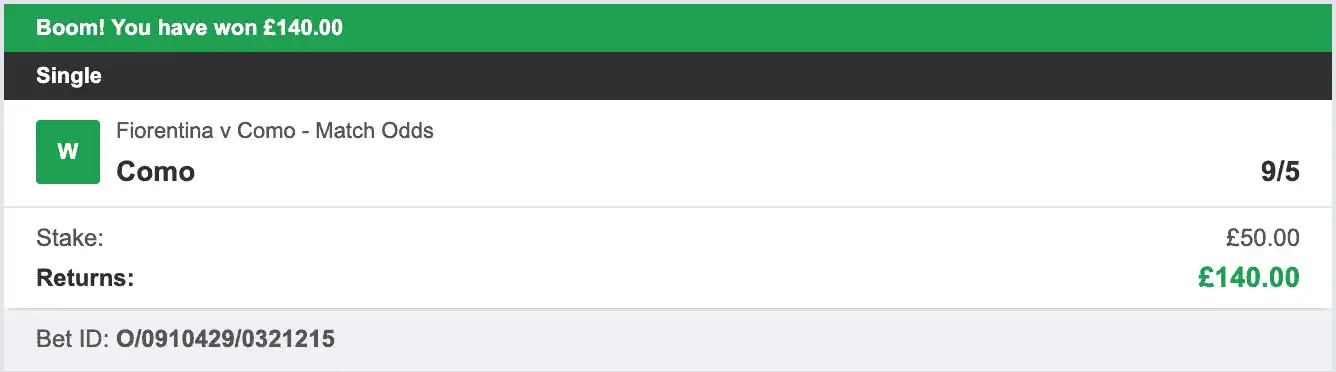 The Italia Job - Winner 3 - 2025-09-21